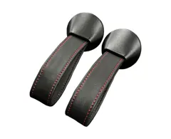 Black Trims + Custom Pull Straps with Stitching